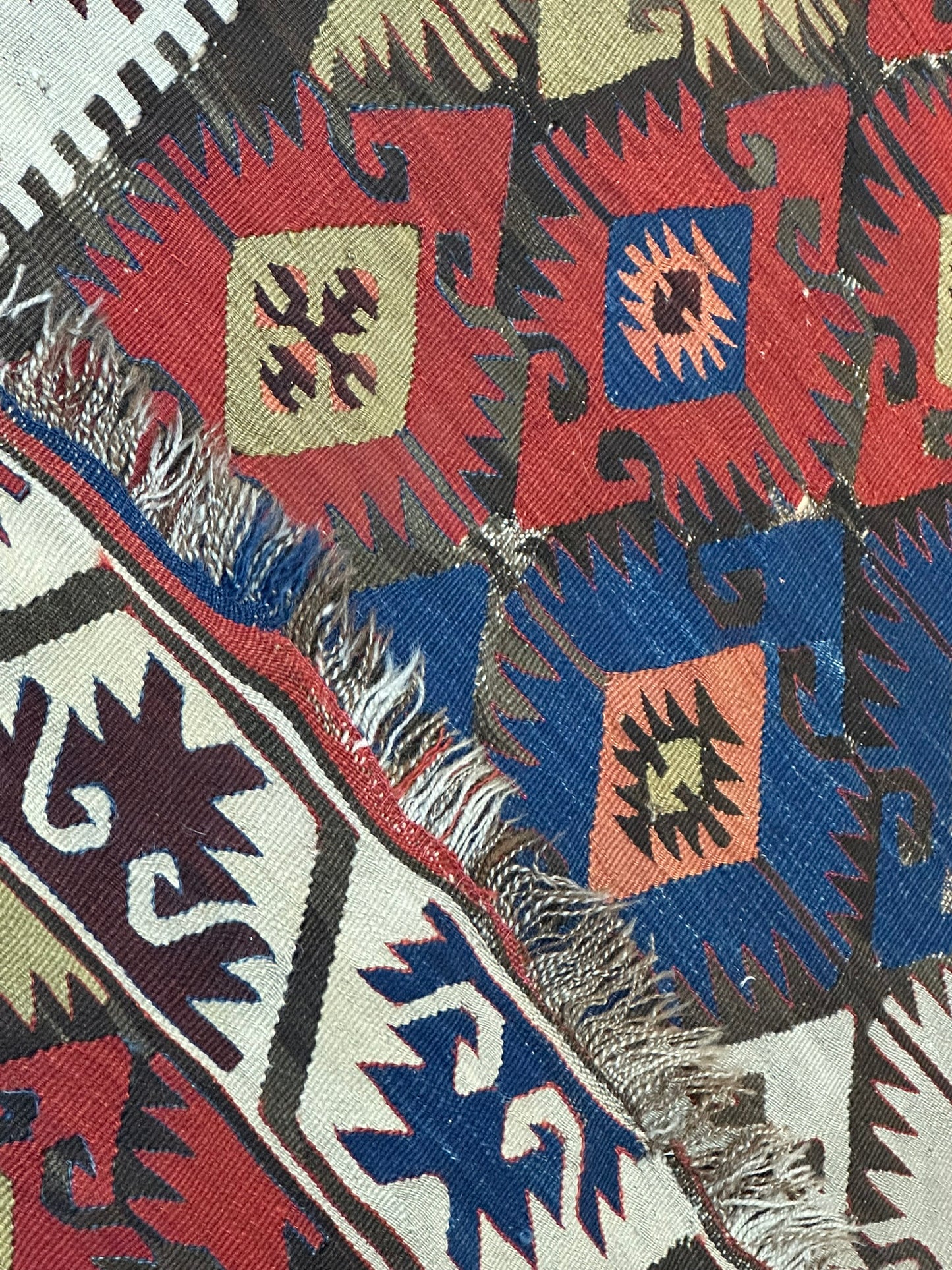 Orientteppich handgeknüpft Kelim Antik 168x80 cm
