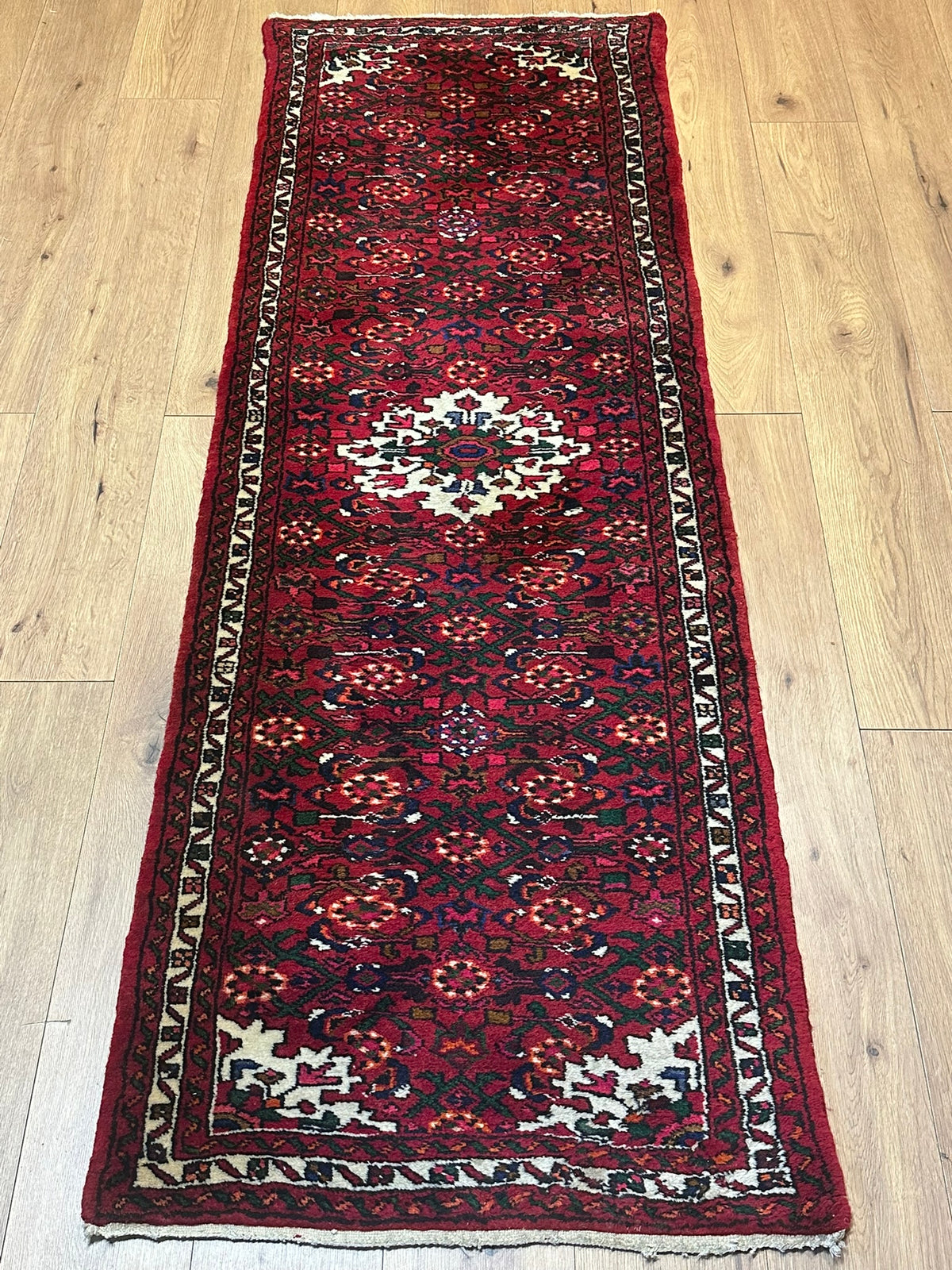 Orientteppich handgeknüpft Bidjar 225 x 75 cm