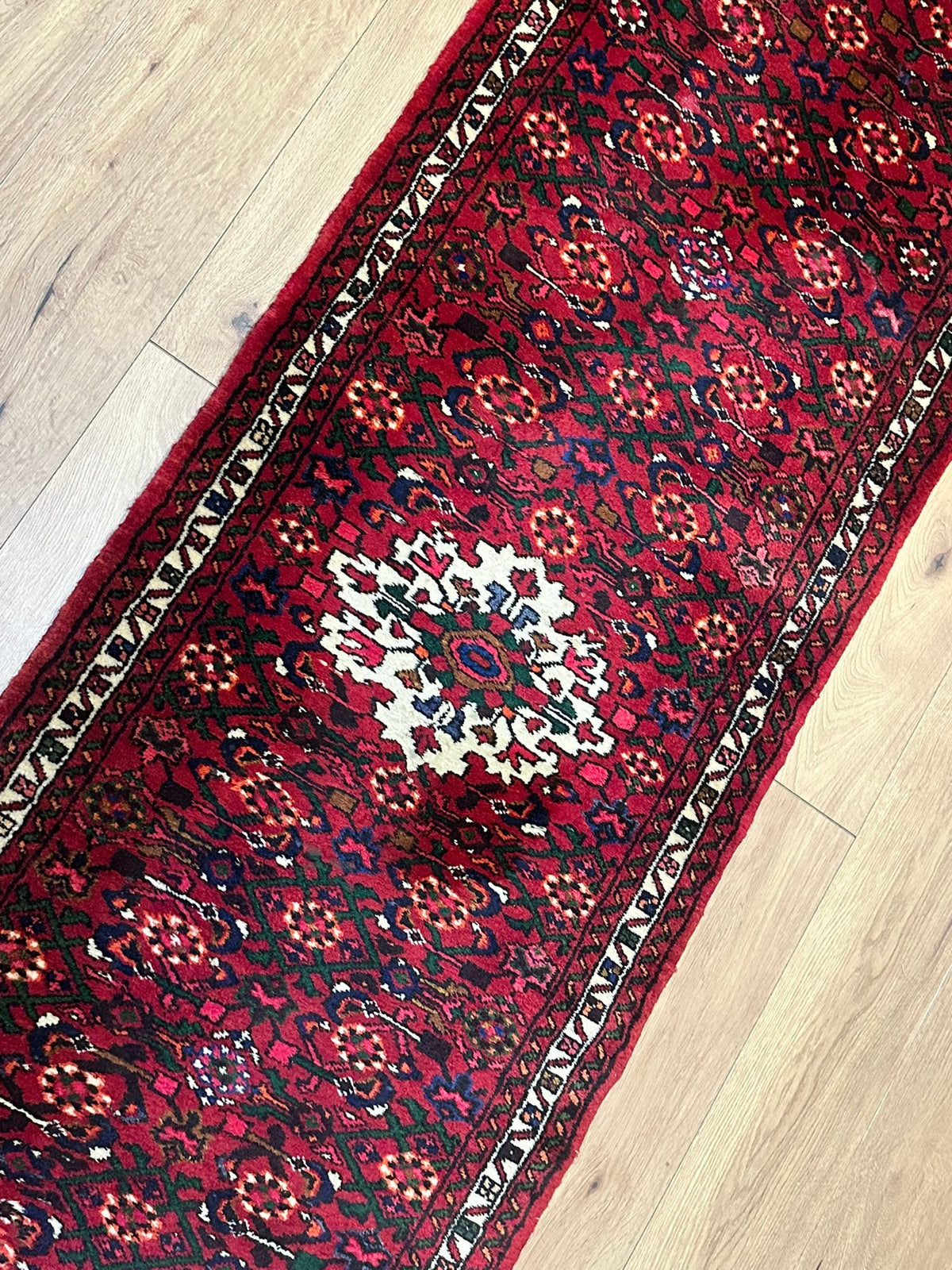 Orientteppich handgeknüpft Bidjar 225 x 75 cm
