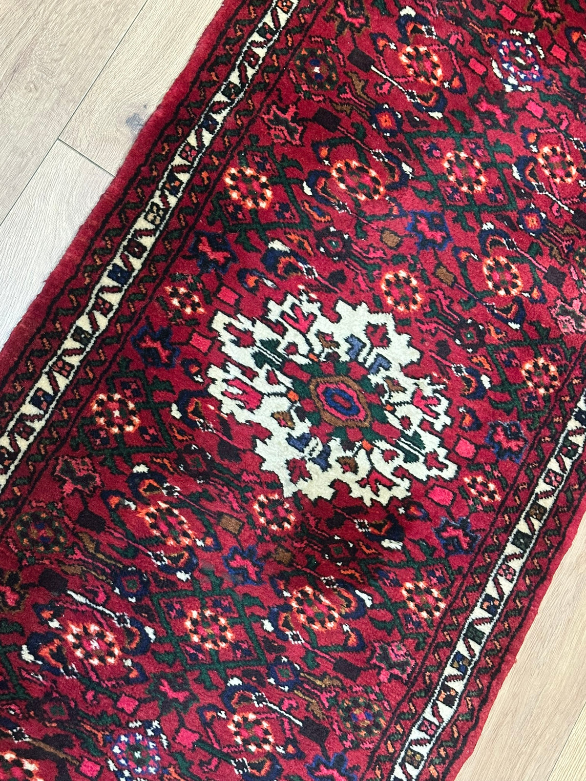Orientteppich handgeknüpft Bidjar 225 x 75 cm