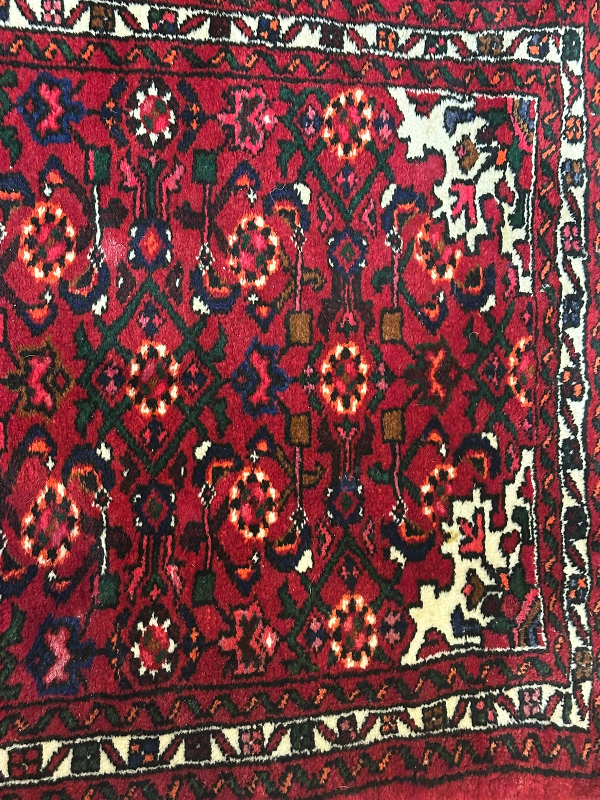 Orientteppich handgeknüpft Bidjar 225 x 75 cm
