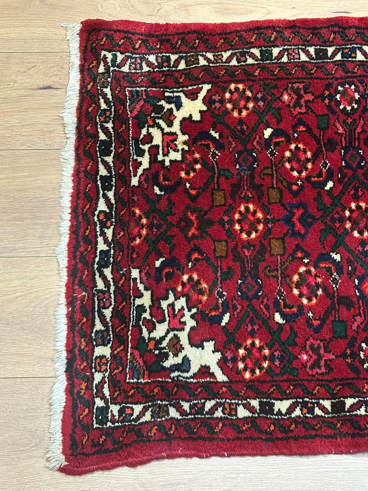 Orientteppich handgeknüpft Bidjar 225 x 75 cm