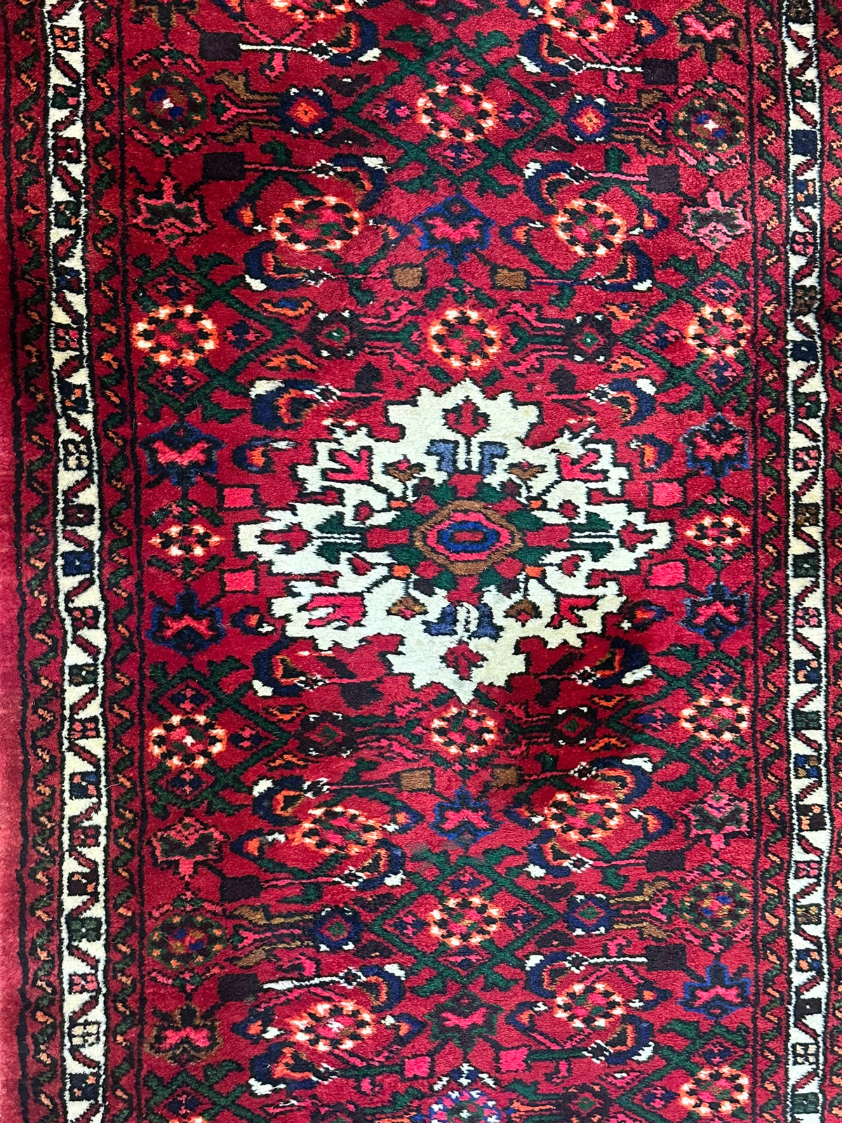 Orientteppich handgeknüpft Bidjar 225 x 75 cm