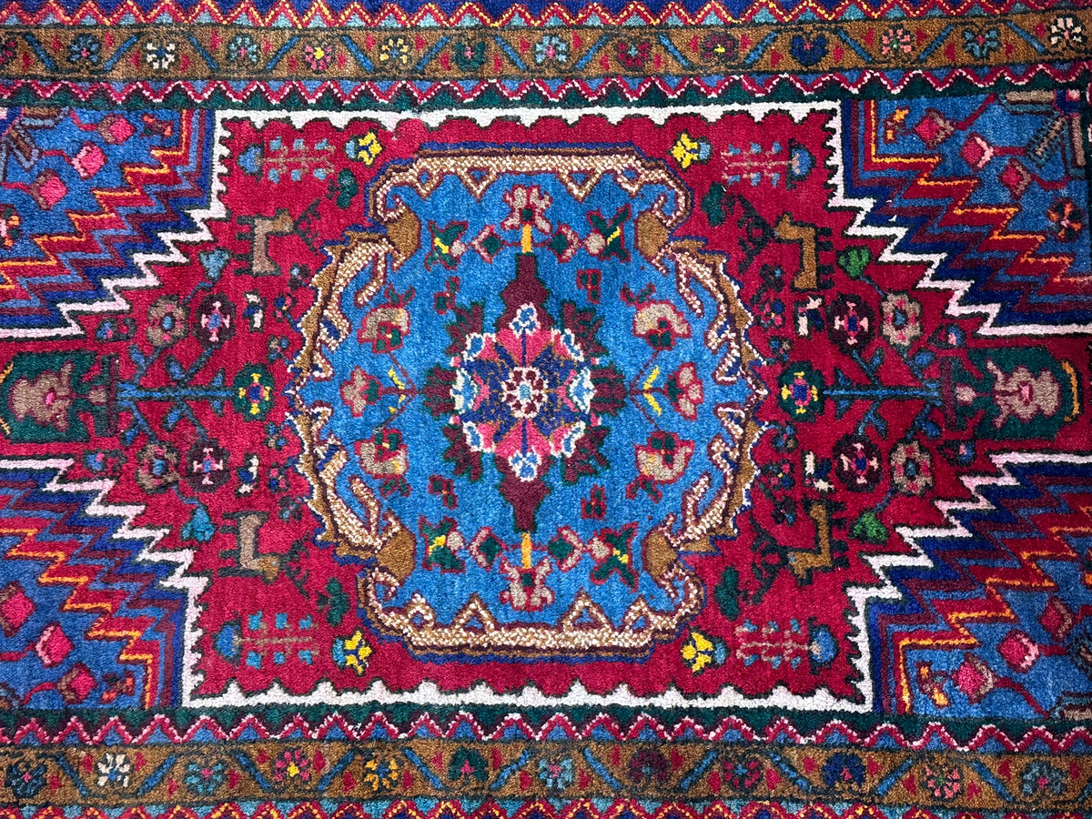Orientteppich handgeknüpft Hamadan Top 130x85 cm