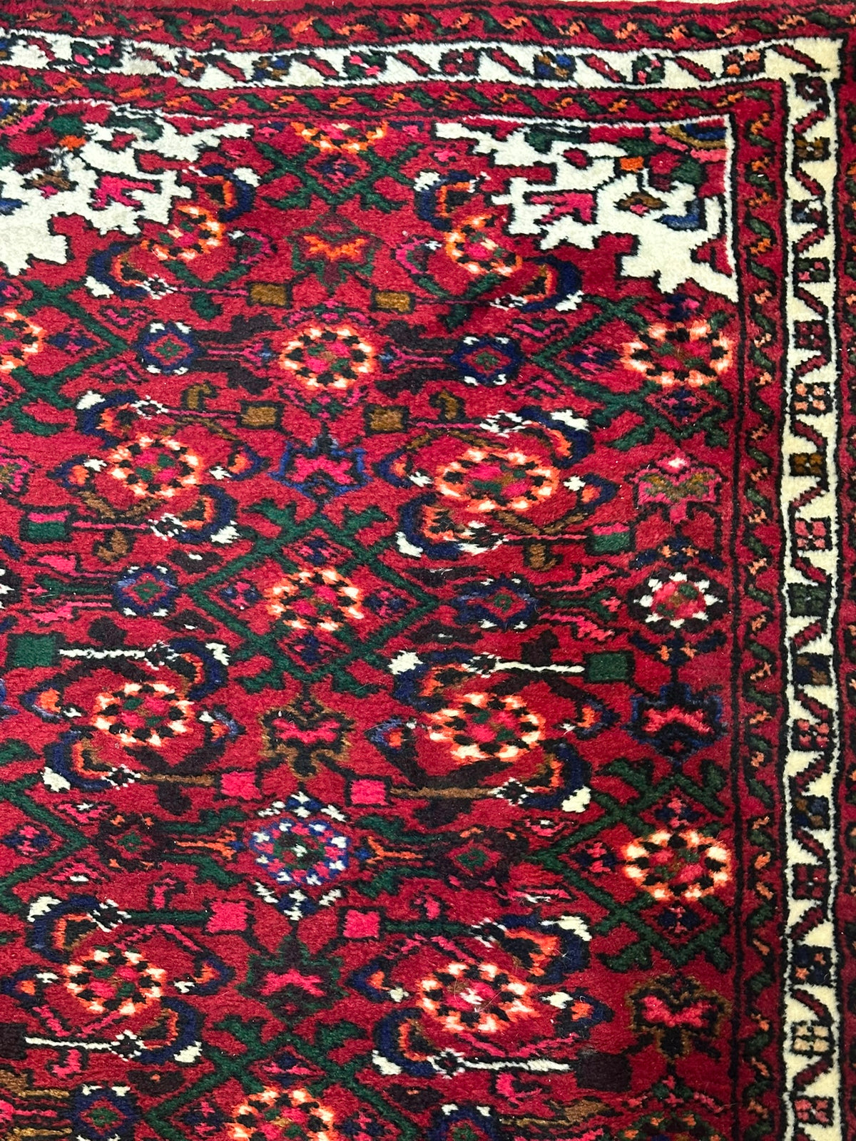 Orientteppich handgeknüpft Bidjar 225 x 75 cm