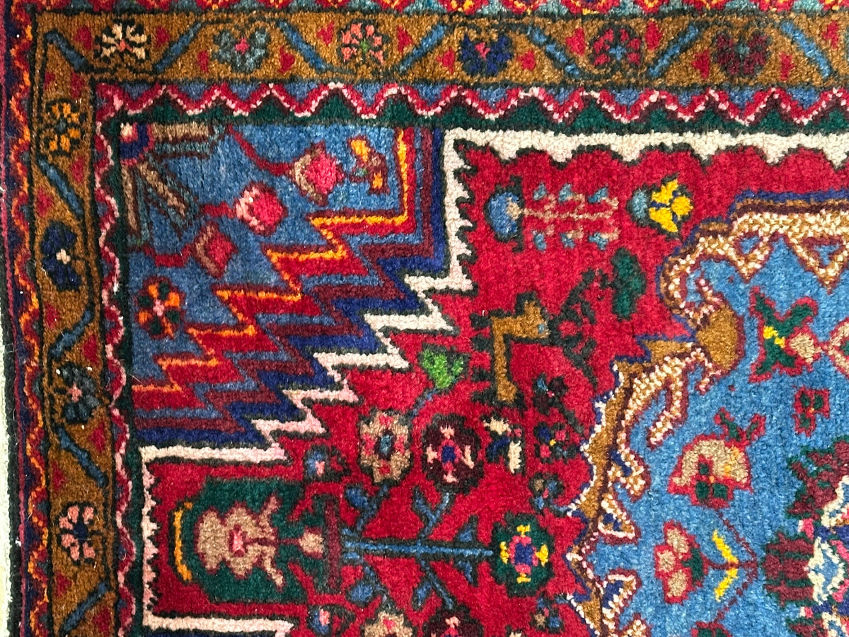 Orientteppich handgeknüpft Hamadan Top 130x85 cm