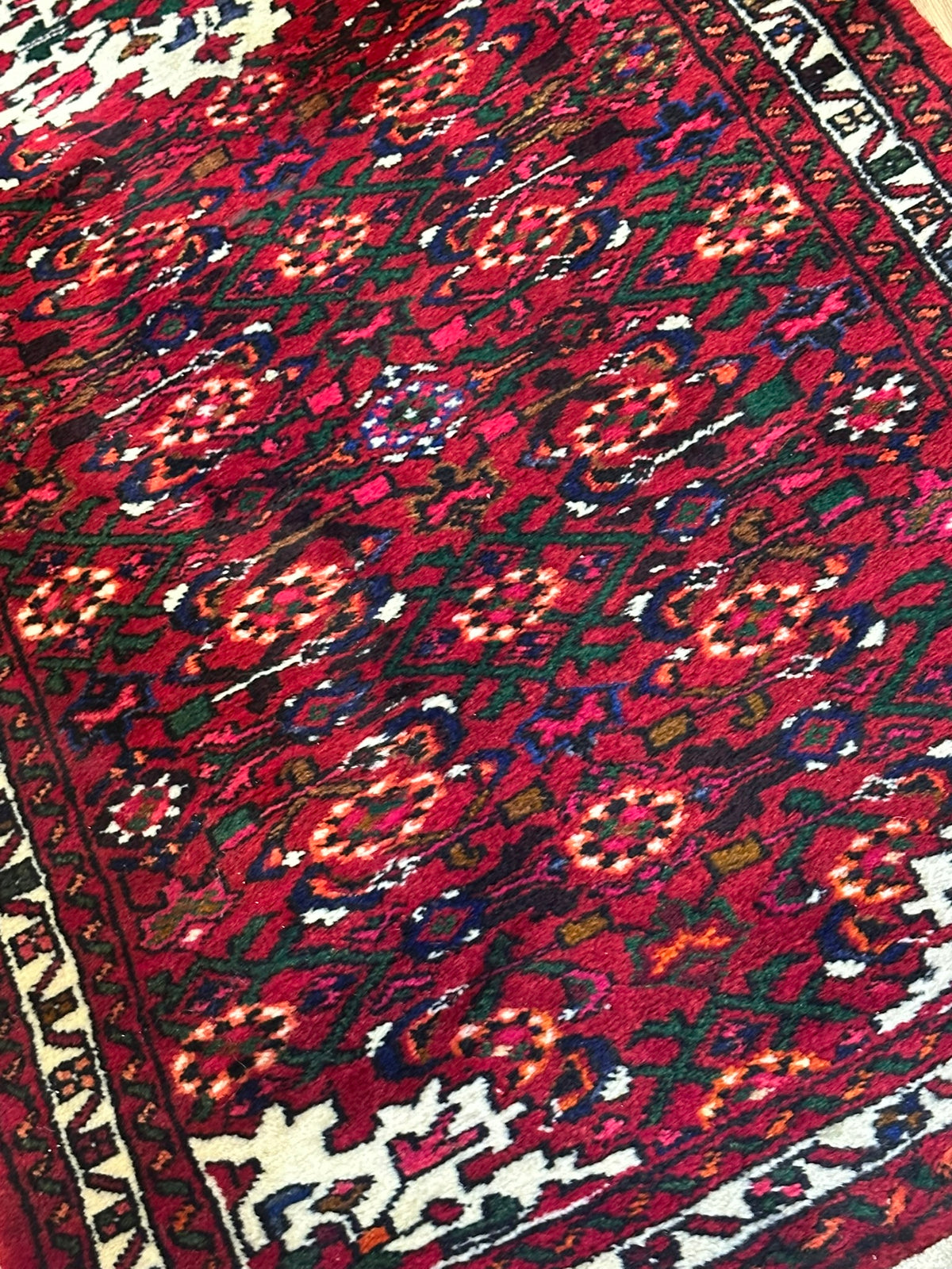Orientteppich handgeknüpft Bidjar 225 x 75 cm