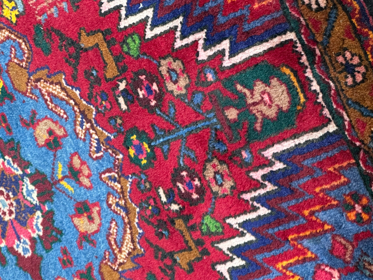 Orientteppich handgeknüpft Hamadan Top 130x85 cm