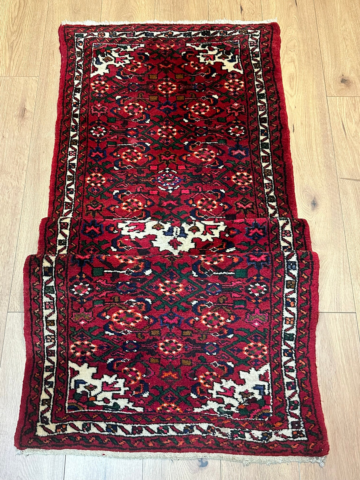 Orientteppich handgeknüpft Bidjar 225 x 75 cm