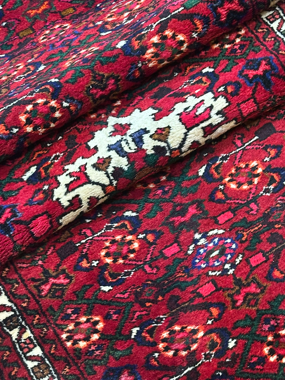 Orientteppich handgeknüpft Bidjar 225 x 75 cm