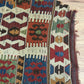 Orientteppich handgeknüpft Kelim Antik 197x70 cm