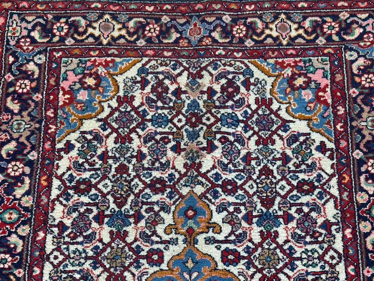 Orientteppich handgeknüpft Bidjar 130x80 cm