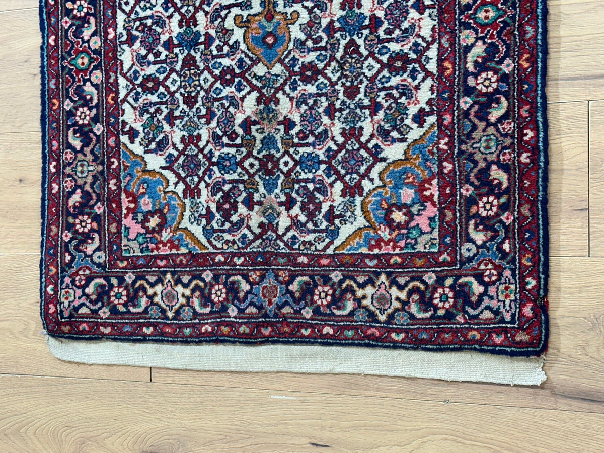 Orientteppich handgeknüpft Bidjar 130x80 cm
