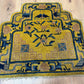 Orientteppich handgeknüpft 74x70 cm china antikes Muster