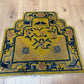 Orientteppich handgeknüpft 74x70 cm china antikes Muster