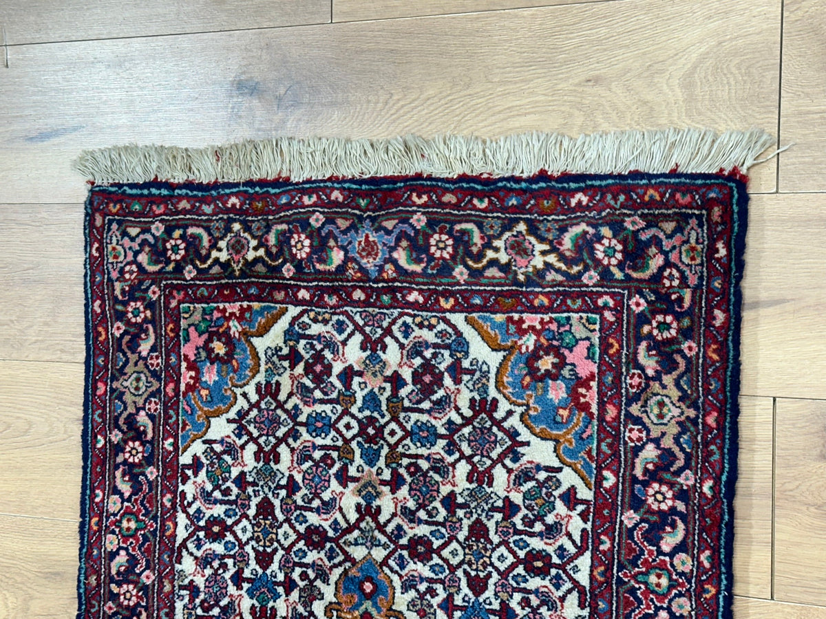 Orientteppich handgeknüpft Bidjar 130x80 cm