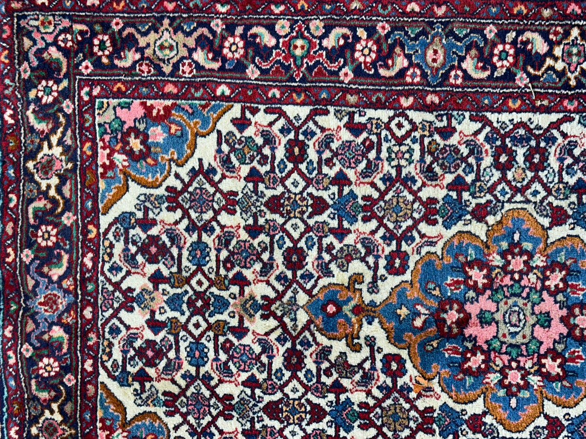 Orientteppich handgeknüpft Bidjar 130x80 cm