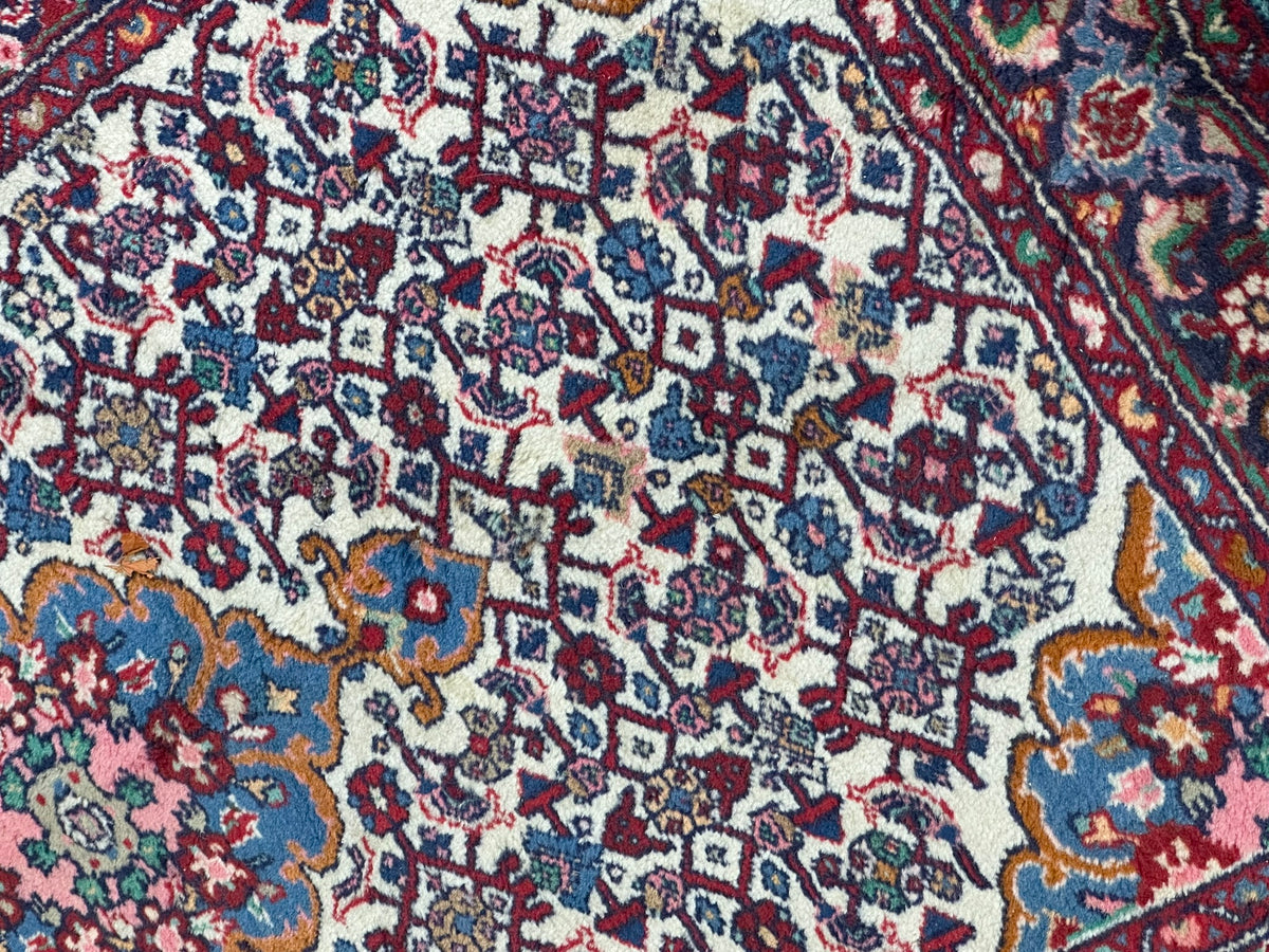 Orientteppich handgeknüpft Bidjar 130x80 cm