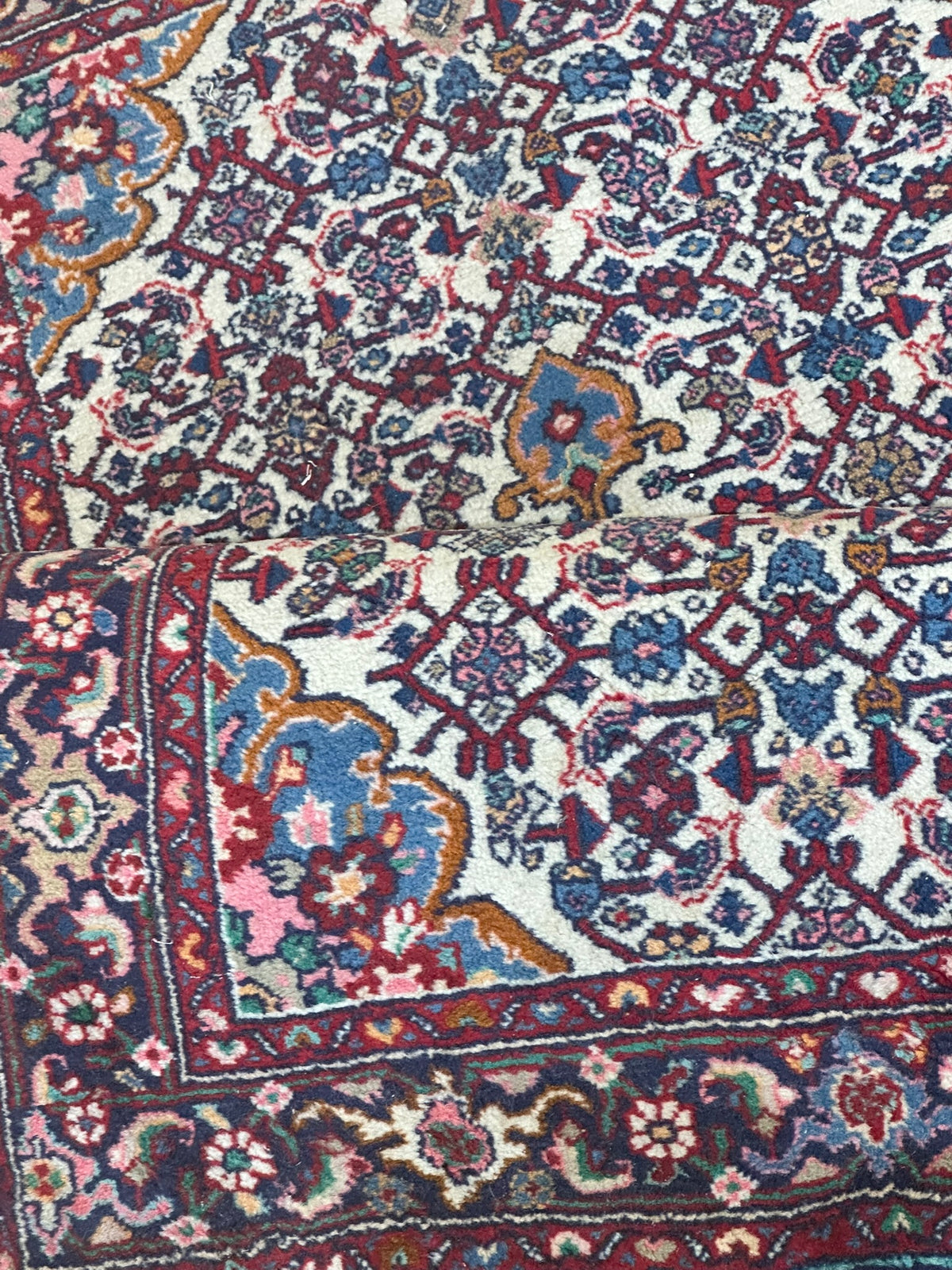 Orientteppich handgeknüpft Bidjar 130x80 cm