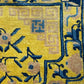Orientteppich handgeknüpft 74x70 cm china antikes Muster