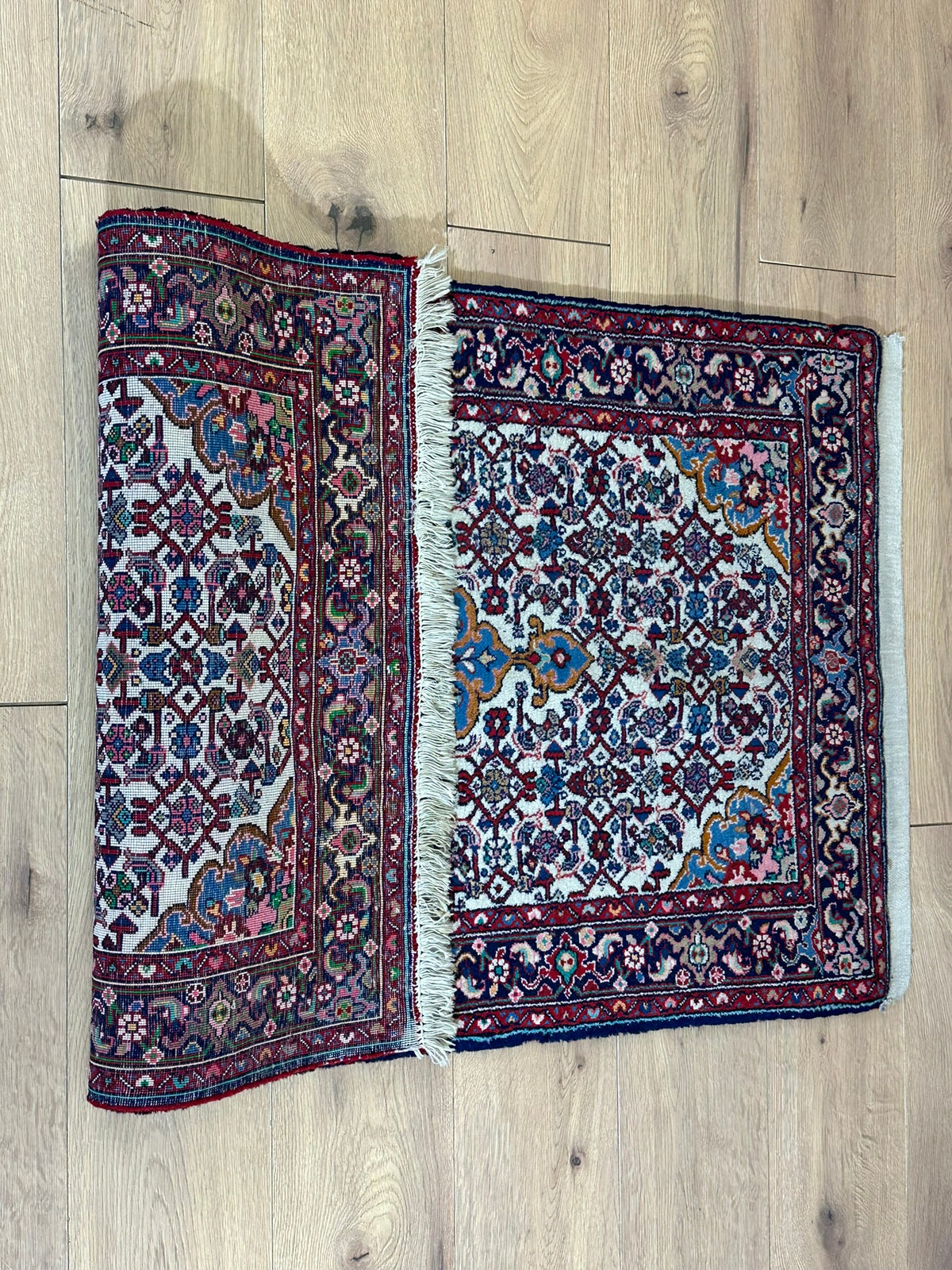 Orientteppich handgeknüpft Bidjar 130x80 cm