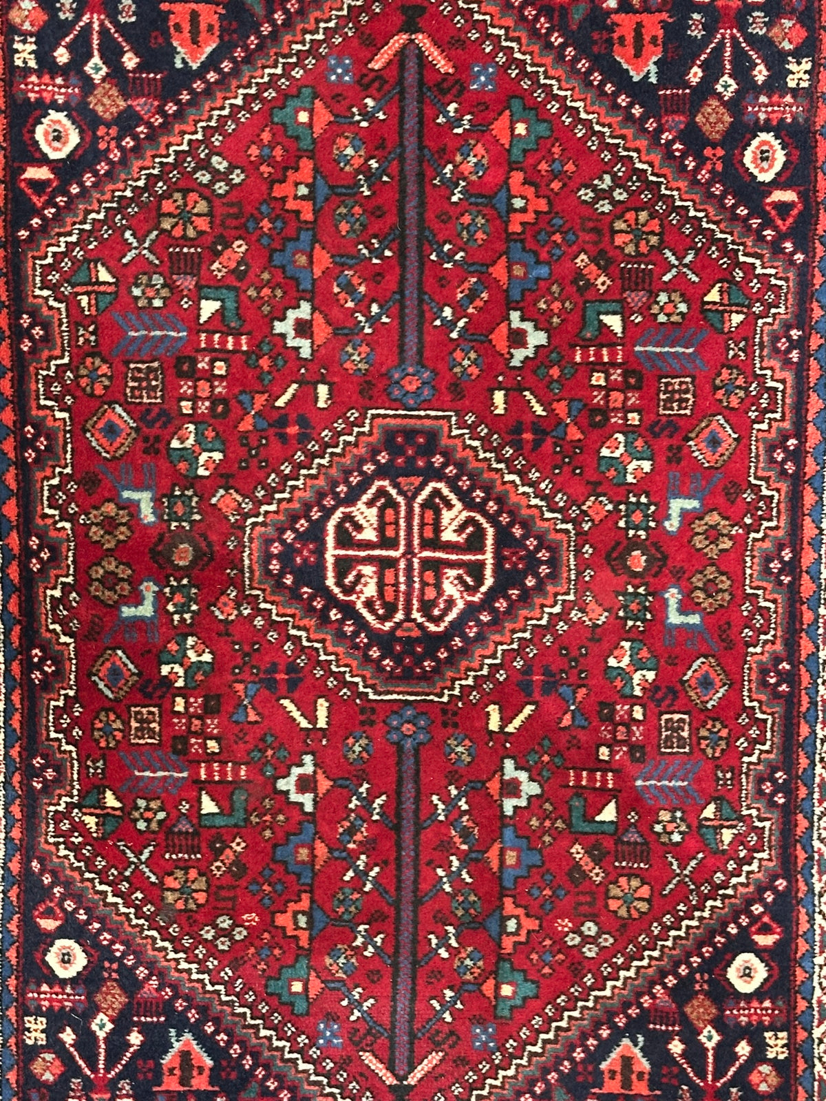Orientteppich handgeknüpft Abadeh 105x65 cm