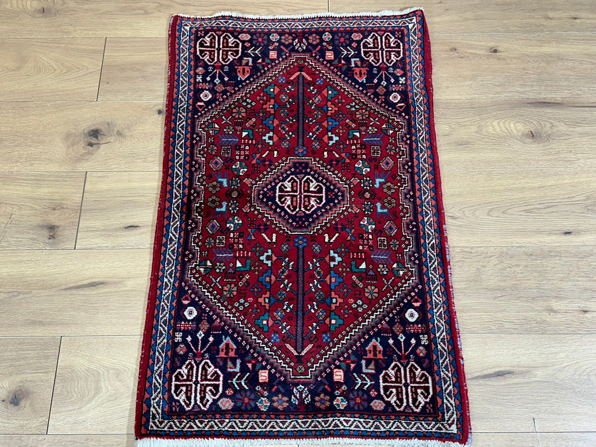 Orientteppich handgeknüpft Abadeh 105x65 cm