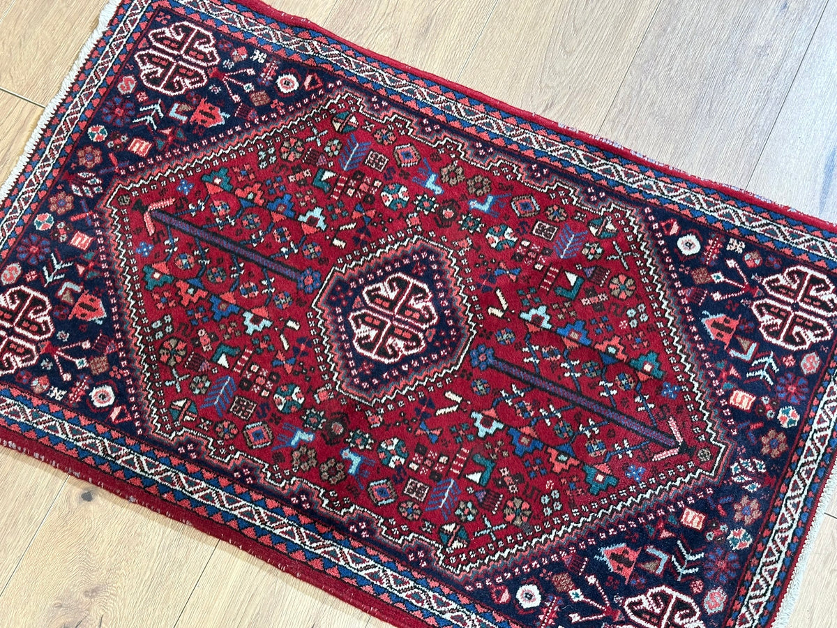 Orientteppich handgeknüpft Abadeh 105x65 cm