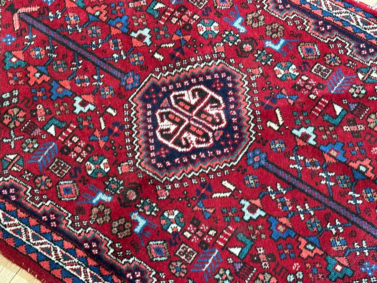 Orientteppich handgeknüpft Abadeh 105x65 cm