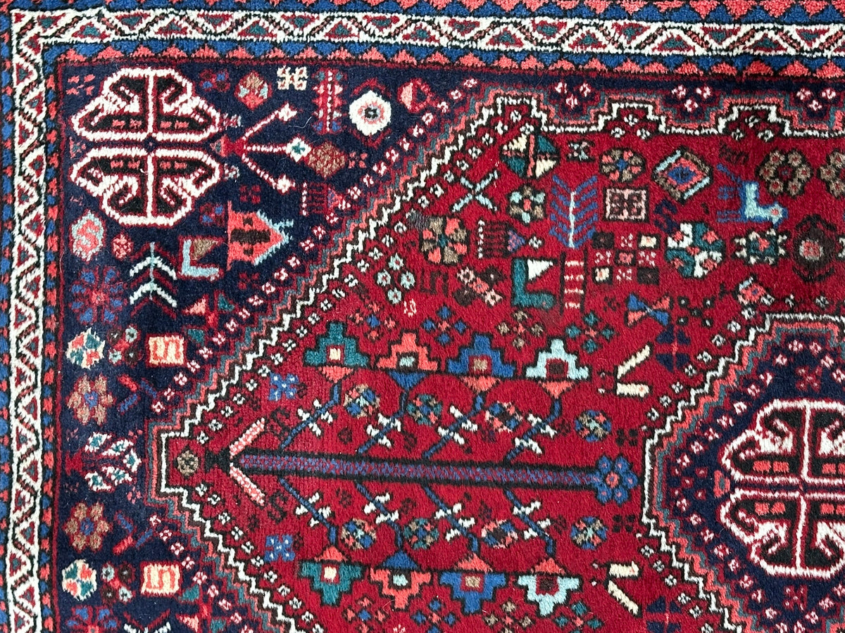Orientteppich handgeknüpft Abadeh 105x65 cm