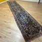 Orientteppich handgeknüpft 403x84 cm antik Malayer Stil