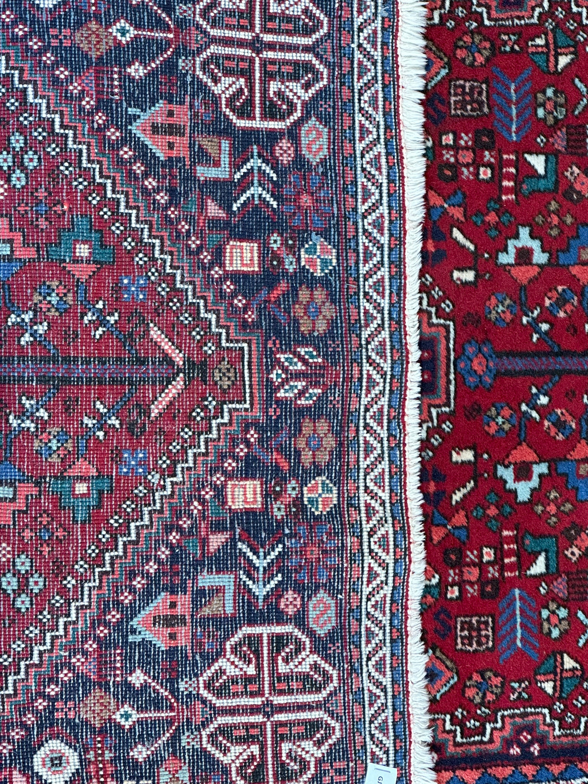 Orientteppich handgeknüpft Abadeh 105x65 cm