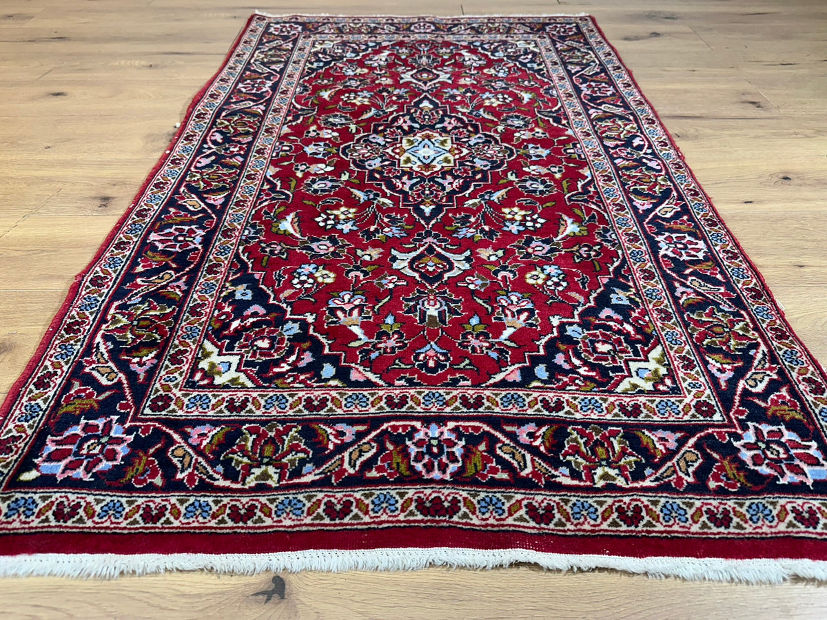 Orientteppich handgeknüpft Keschan 164x100 cm