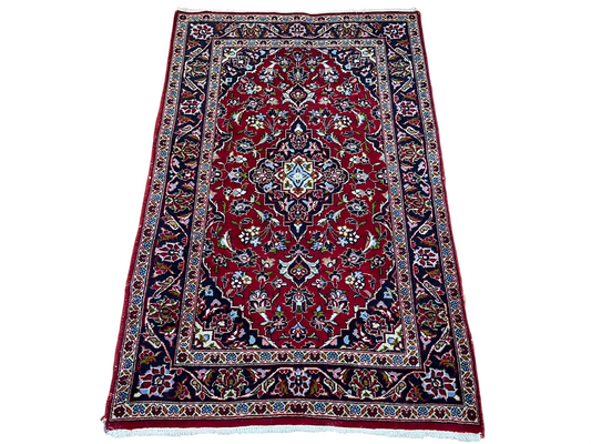 Orientteppich handgeknüpft Keschan 164x100 cm