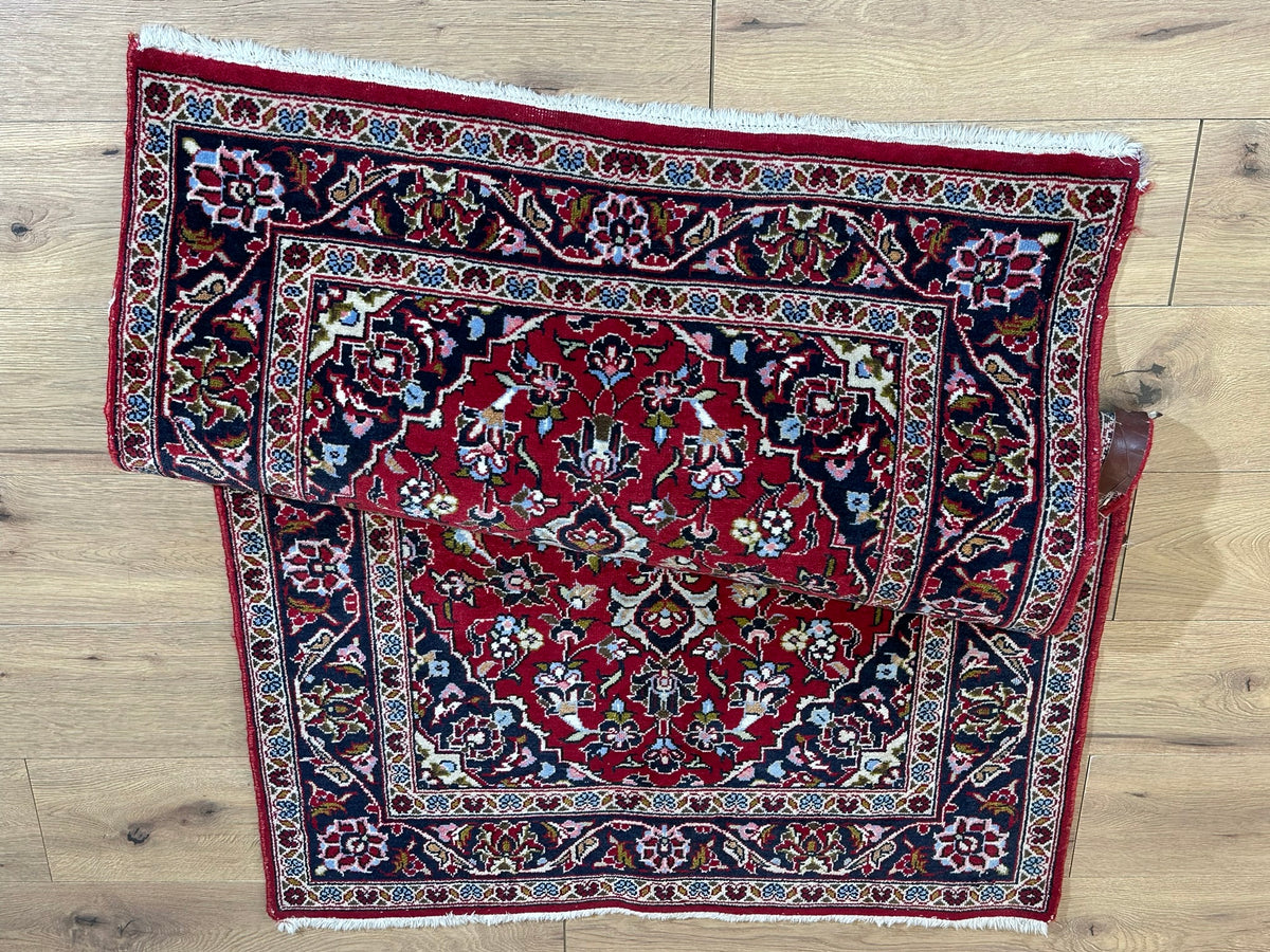 Orientteppich handgeknüpft Keschan 164x100 cm