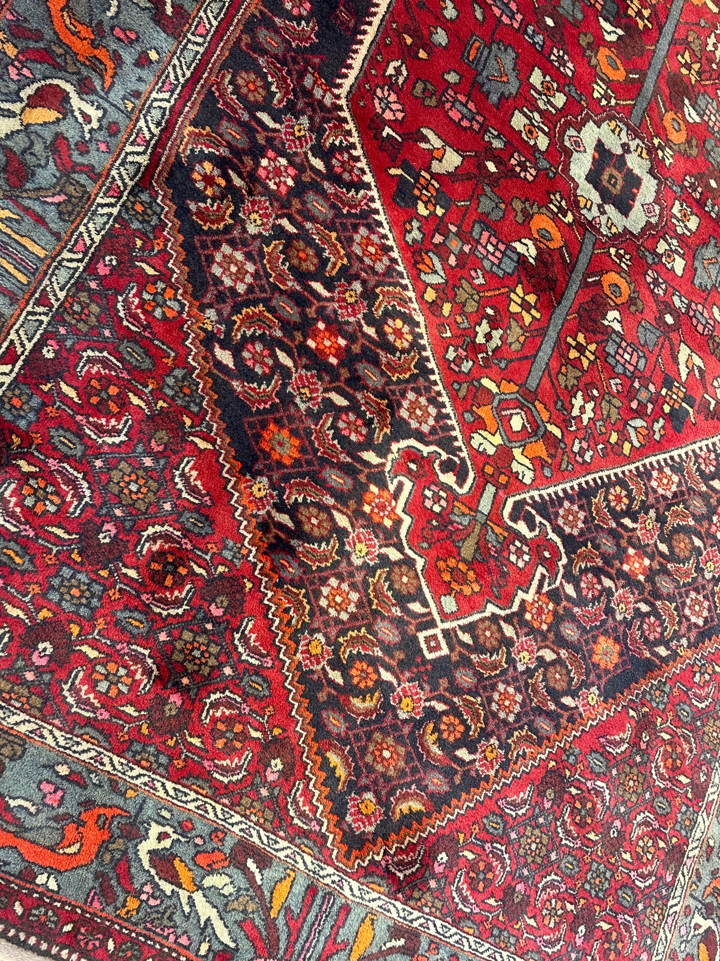 Handgeknüpfter Perser Orientteppich Keschan 230x150 cm