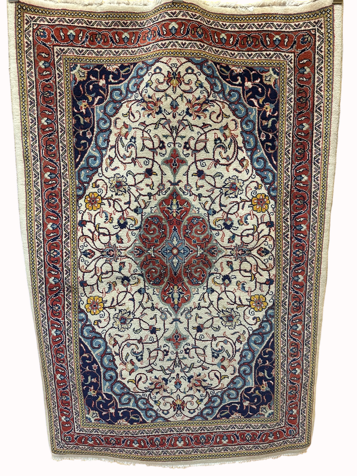 Orientteppich handgeknüpft 166x110 cm Sarouqh Medaillon