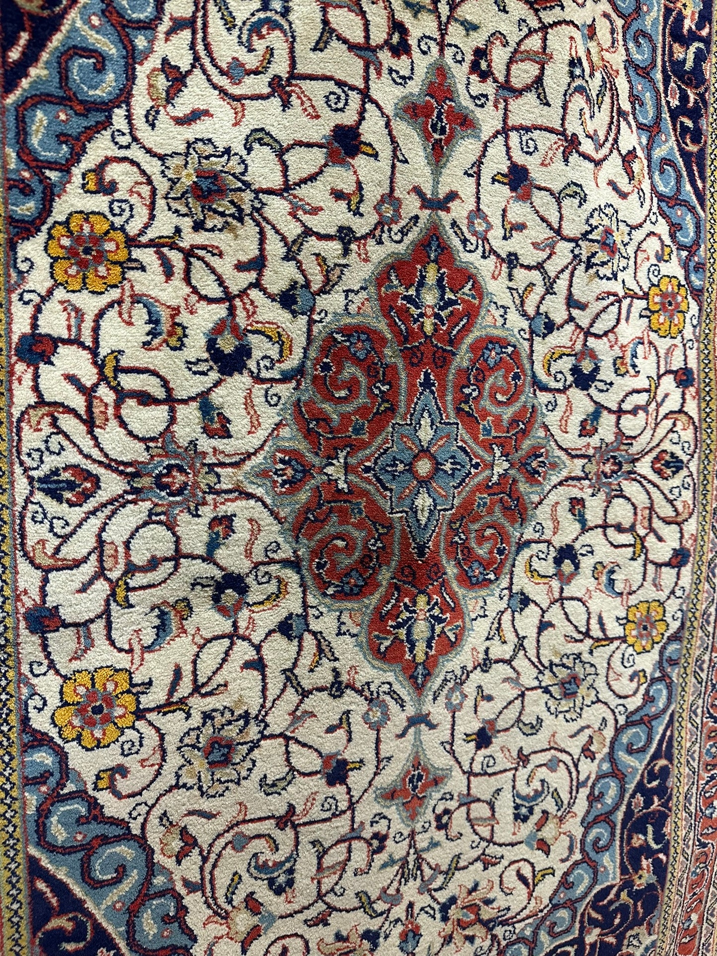Orientteppich handgeknüpft 166x110 cm Sarouqh Medaillon