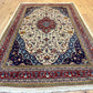 Orientteppich handgeknüpft 166x110 cm Sarouqh Medaillon