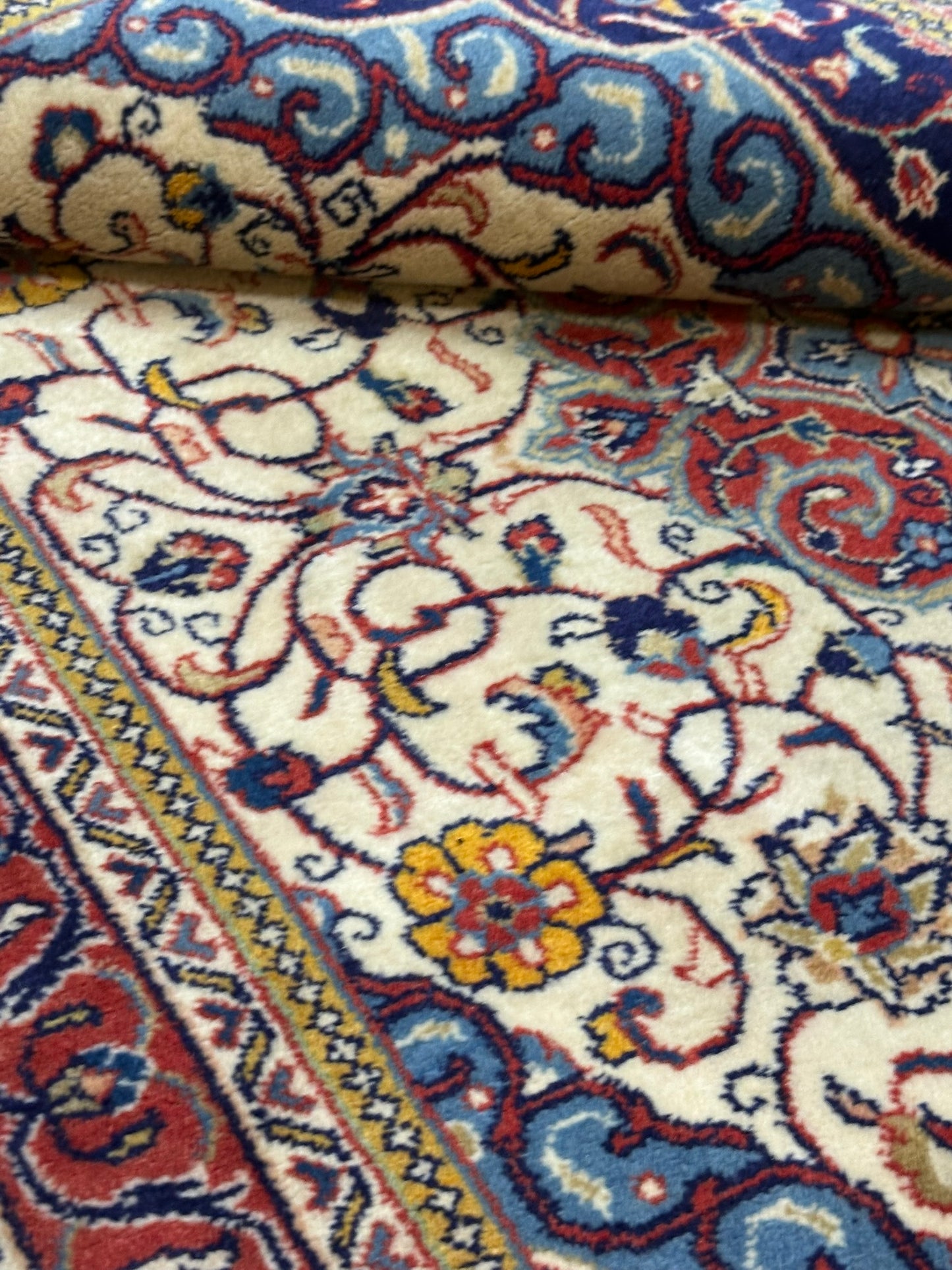Orientteppich handgeknüpft 166x110 cm Sarouqh Medaillon