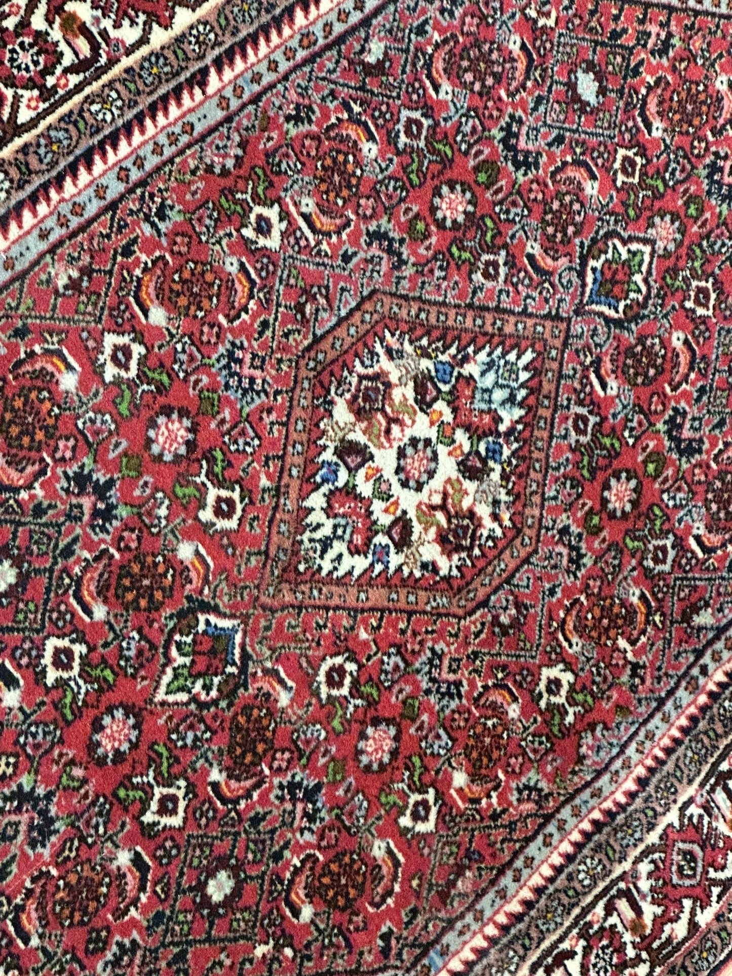 ientteppich handgeknüpft 142x84 cm Bidjar Medaillon
