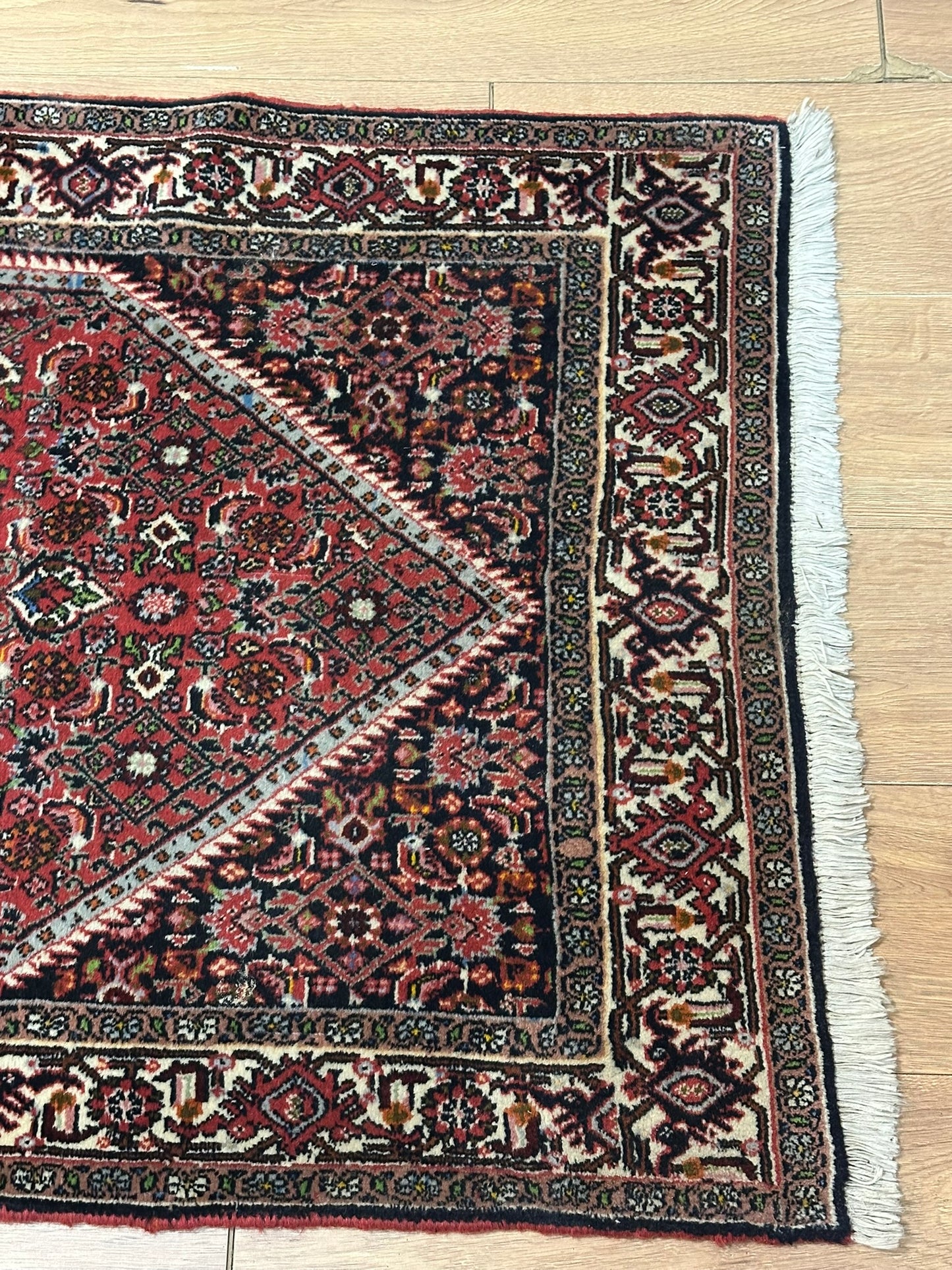 ientteppich handgeknüpft 142x84 cm Bidjar Medaillon