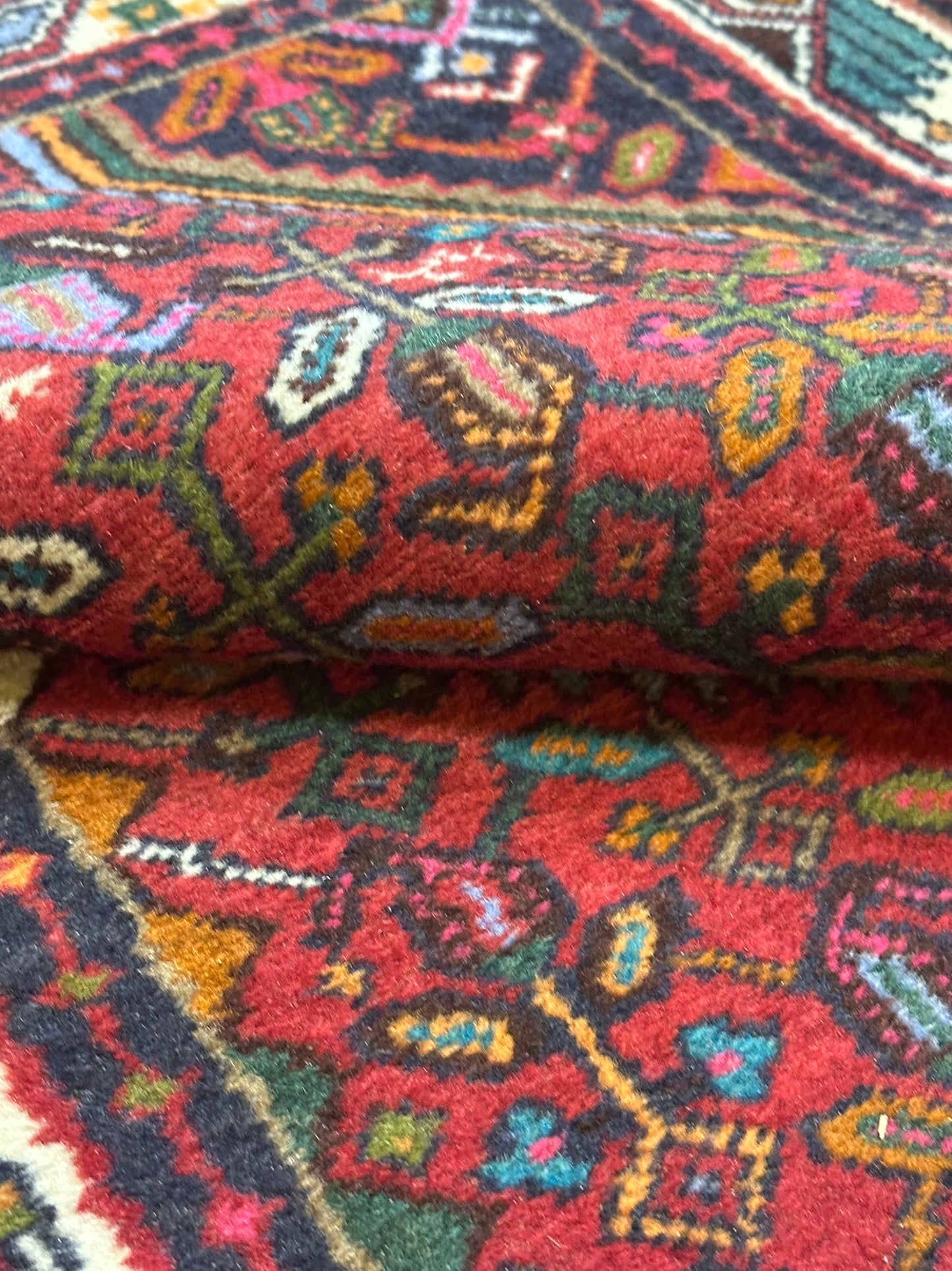 Orientteppich handgeknüpft 120x80 cm Hamadan Medaillon