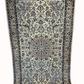 Orientteppich handgeknüpft 217x129 cm Nain mit Seide