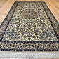Orientteppich handgeknüpft 217x129 cm Nain mit Seide