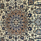 Orientteppich handgeknüpft 217x129 cm Nain mit Seide