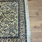 Orientteppich handgeknüpft 217x129 cm Nain mit Seide