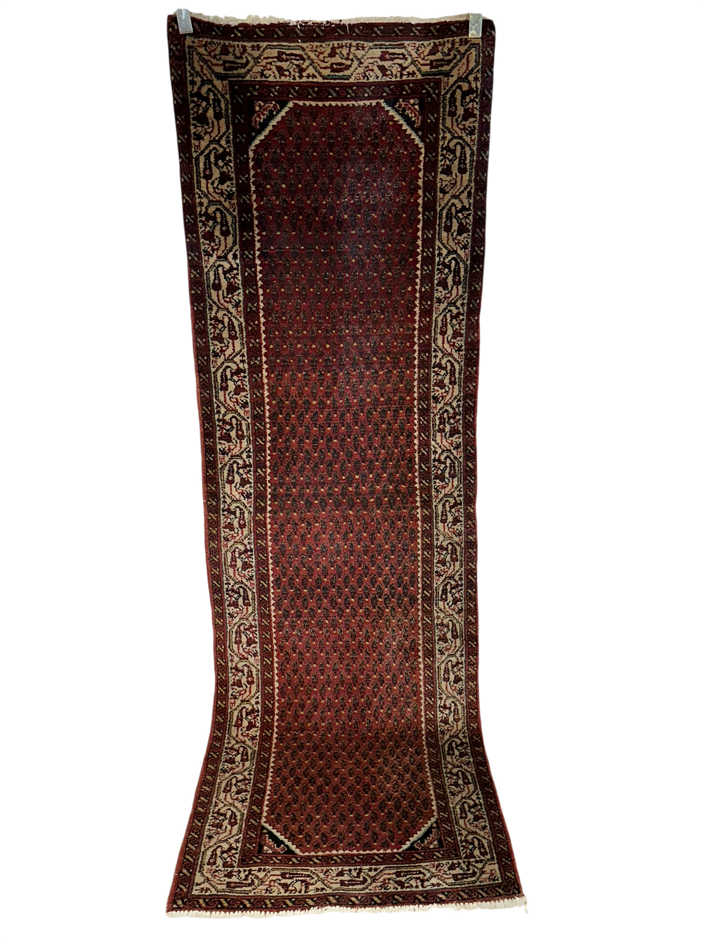 Orientteppich handgeknüpft Hamadan Läufer 250x80 cm