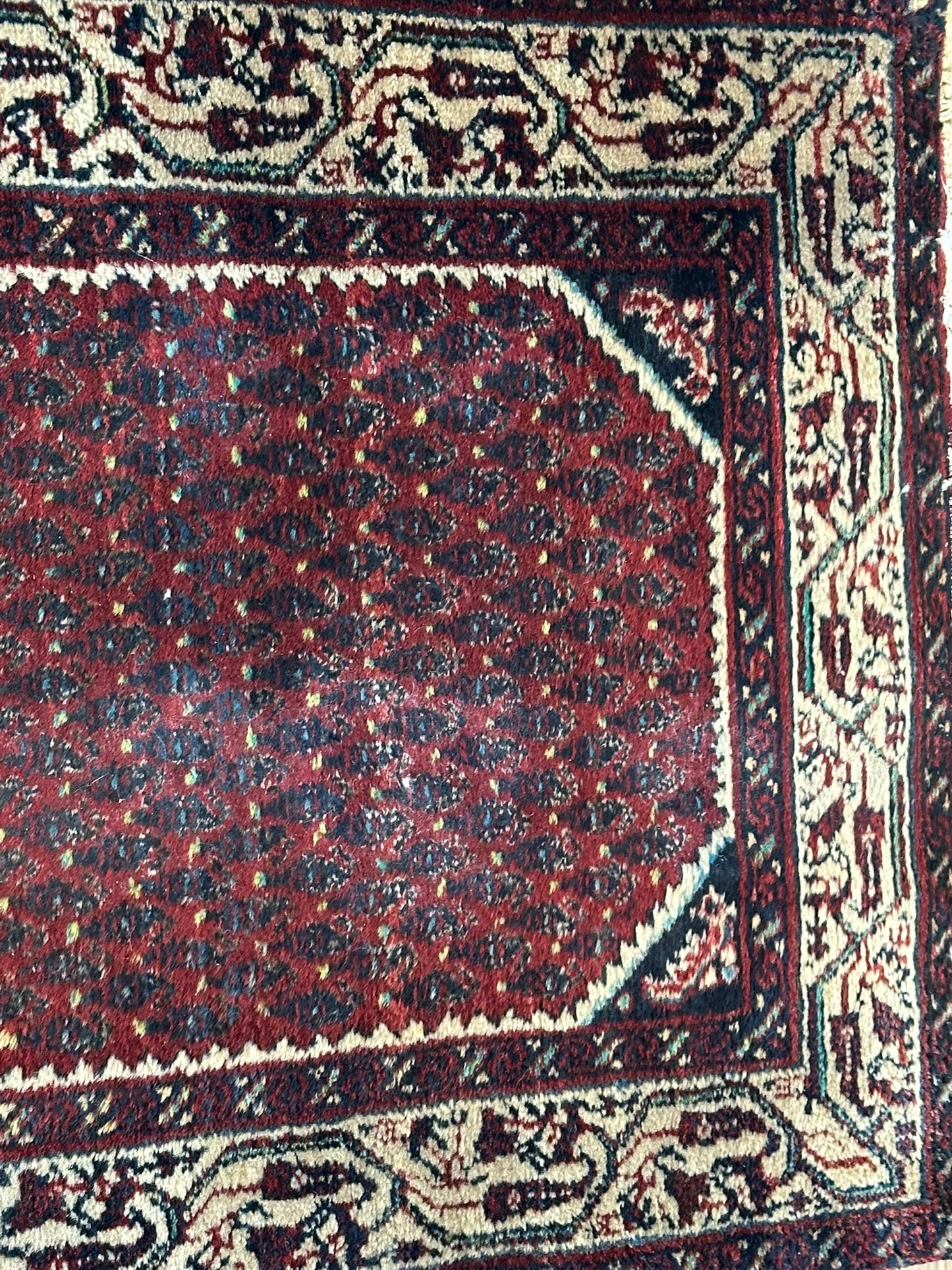 Orientteppich handgeknüpft Hamadan Läufer 250x80 cm