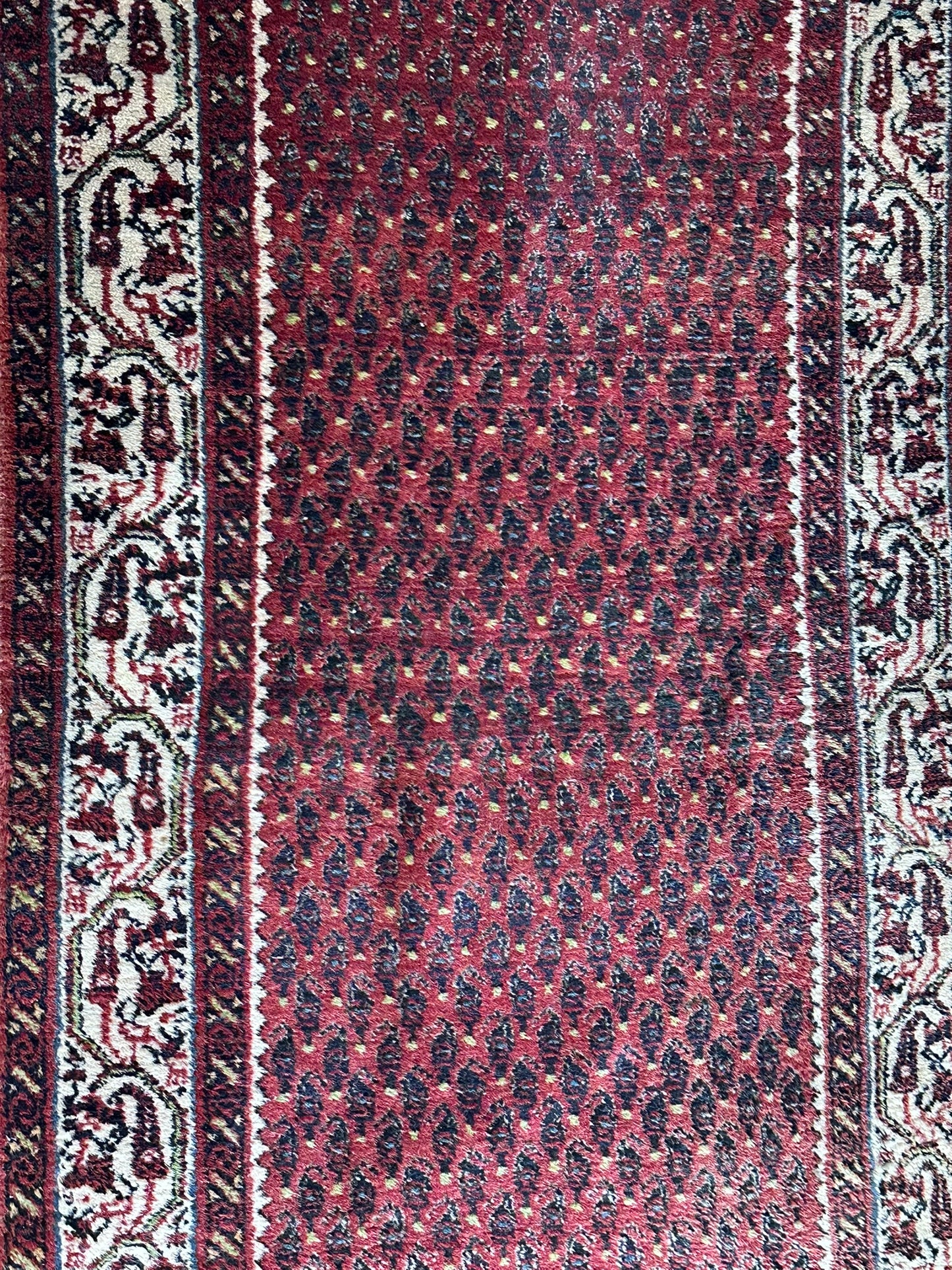 Orientteppich handgeknüpft Hamadan Läufer 250x80 cm